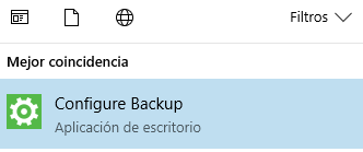 Configure Backup